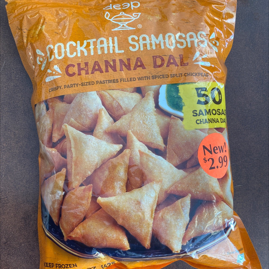 Deep Frz Cocktail Dal Samosa 50pc