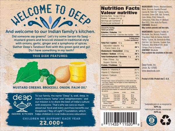 Sarson Ka Saag 10 oz.