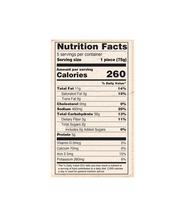 Homestyle Methi Paratha 5pcs-13.2oz