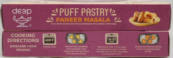 Paneer Masala Puff (6 pcs) 12.7 Oz