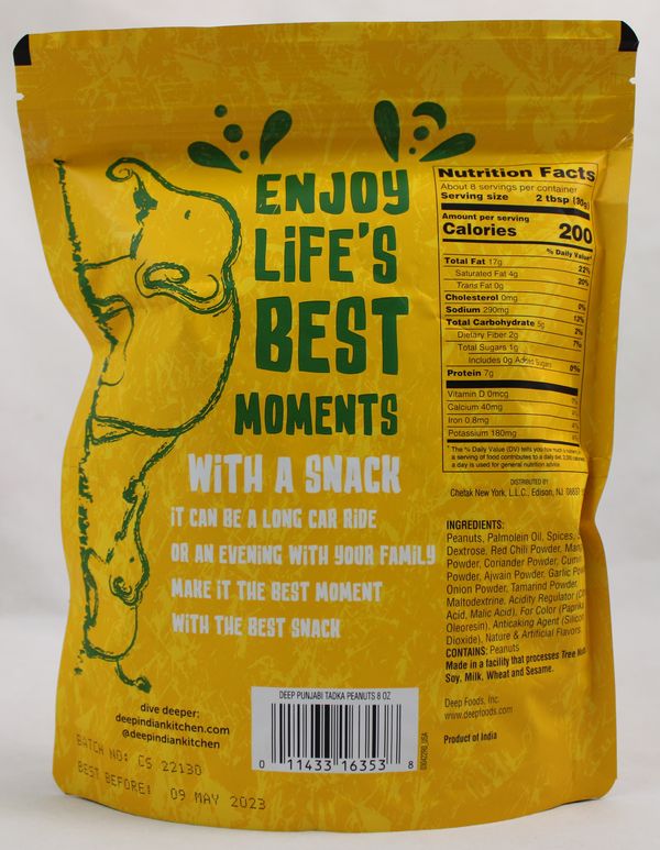 MN Punjabi Tadka Peanuts 8Oz
