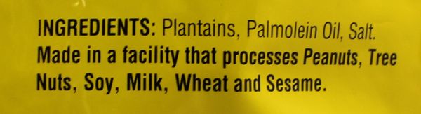 Round Plantain Chips-Original 28Oz