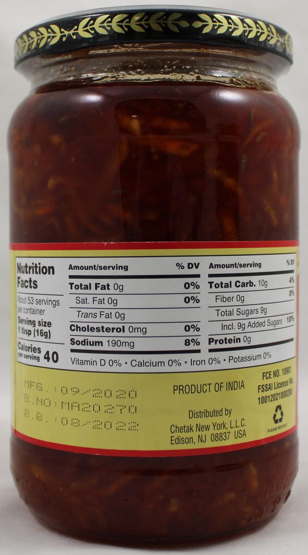 Shredded Mango Chundo 30oz