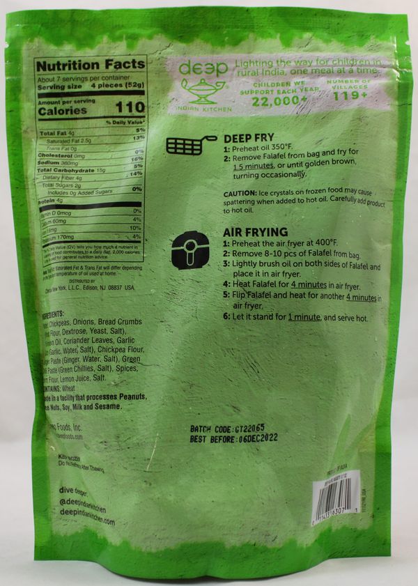 Falafel Nuggets 12.7Oz