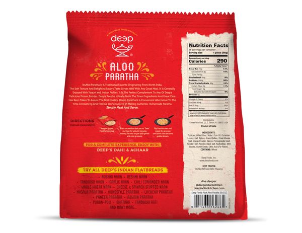 Aloo Paratha Family Pack (16 pieces)