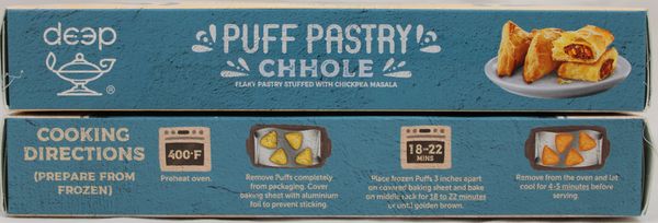 Chhole Puff (6 pcs) 12.7 Oz