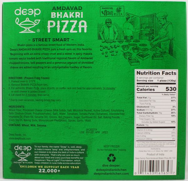 FP Amdavad Bhakri Pizza - 8 PCS