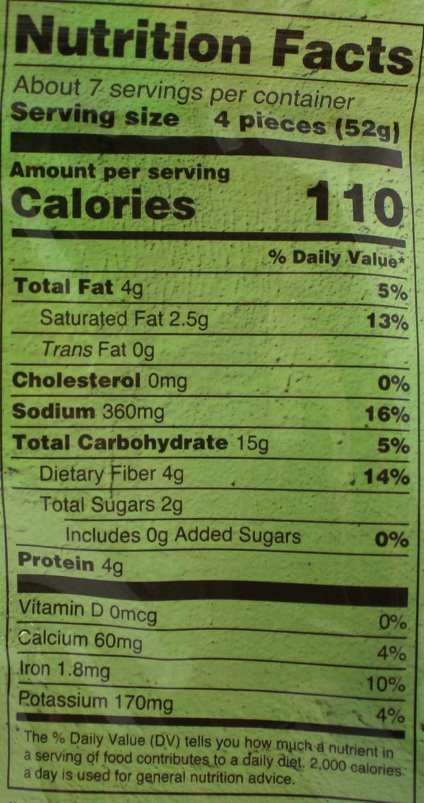 Falafel Nuggets 12.7Oz