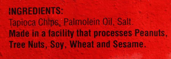 Tapioca Chips 7Oz