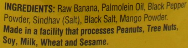 Black Pepper Long Banana Chips 7 Oz