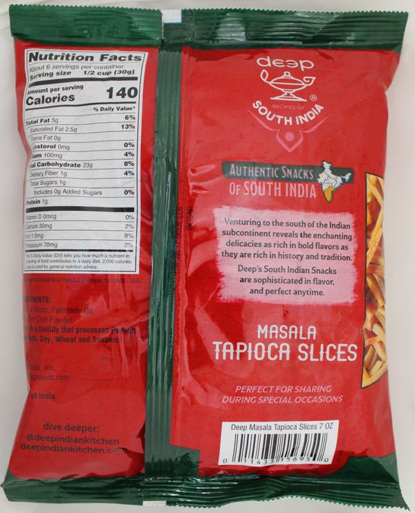 Tapioca Slices Masala 7Oz