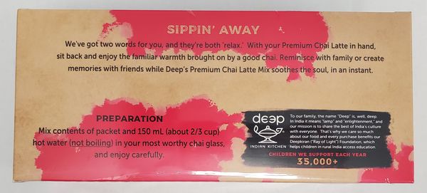 Chai Latte Mix-Masala(20S) 15.5 Oz