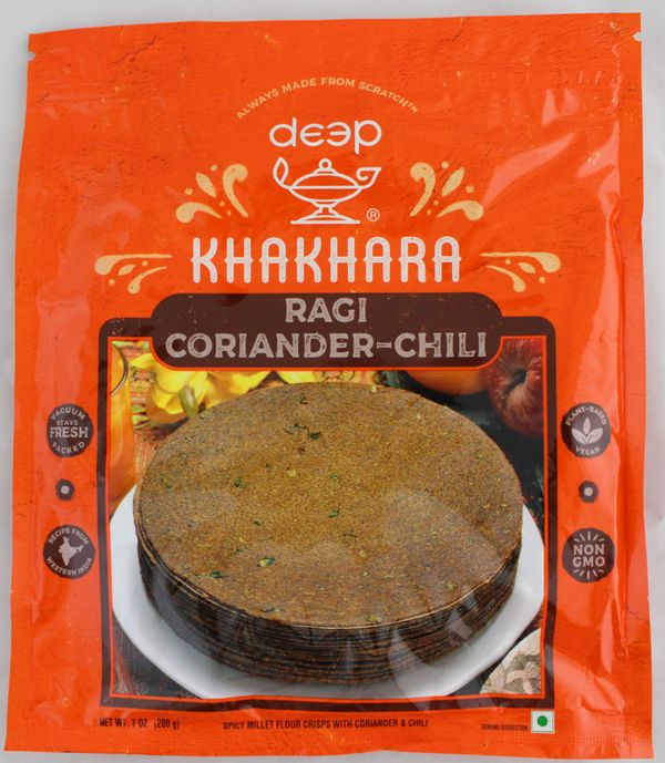 Ragi Coriander-Chili Khakhara (7oz)
