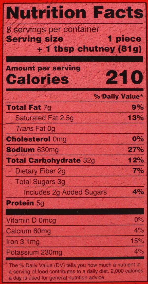 Jumbo Punjabi Samosa 8p-22.8oz