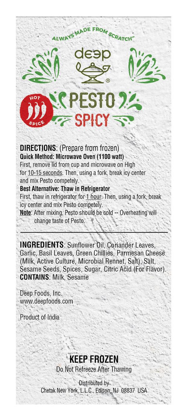 Spicy Pesto 10Oz