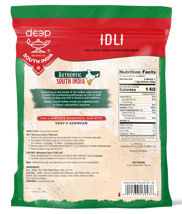 Family Pack Idli 2.4Lb (24Pcs)