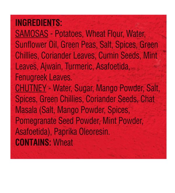 Delhi Samosa with Chutney 24Oz