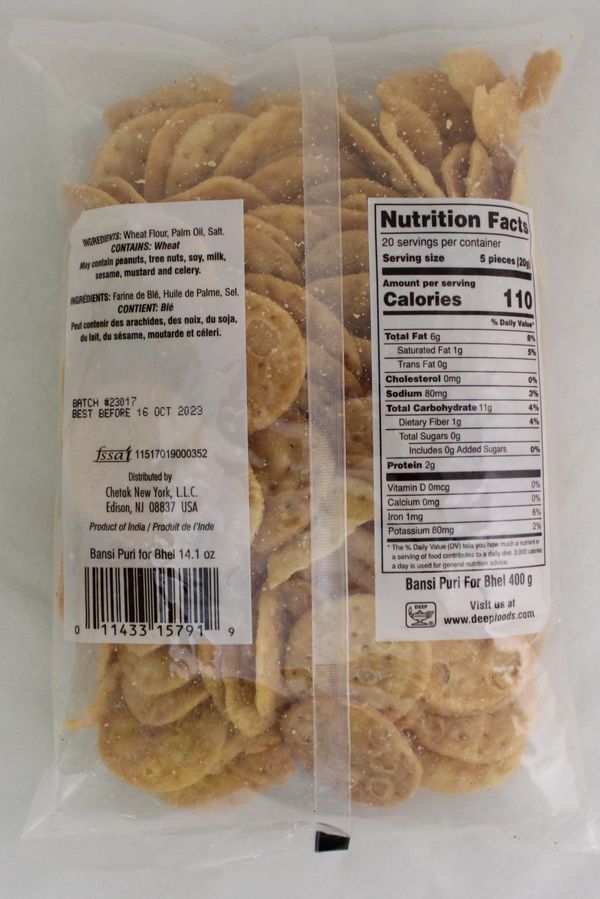 Puri For Bhel 14.1 oz