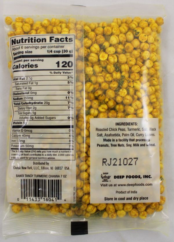 Tangy Turmeric Channa 7oz