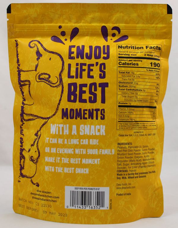 MN Peri Peri Peanuts 8Oz