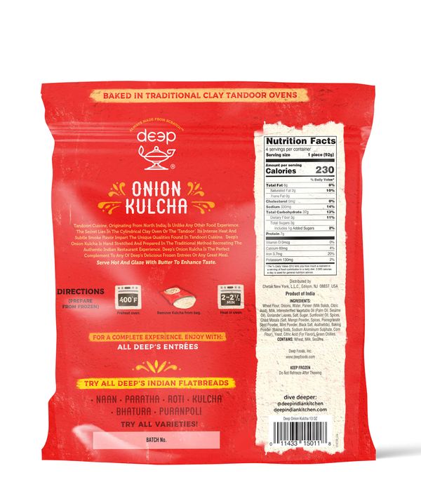 Tandoori Onion Kulcha 4p-13oz