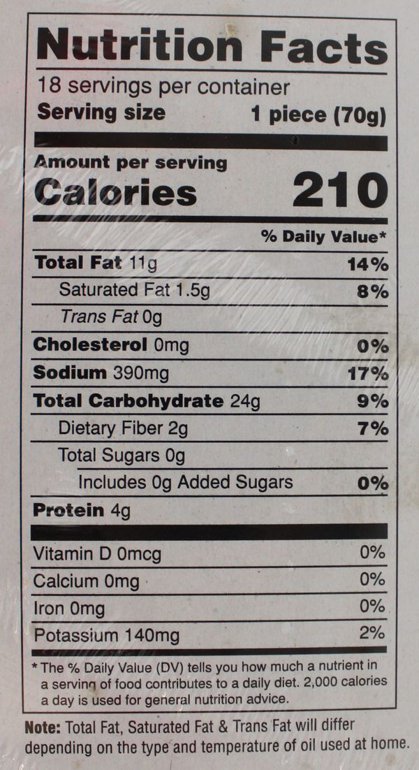 MM Punjabi Samosa Spicy 18pc.2.78Lb