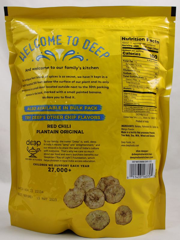 Round Banana Chips-Mari 12Oz