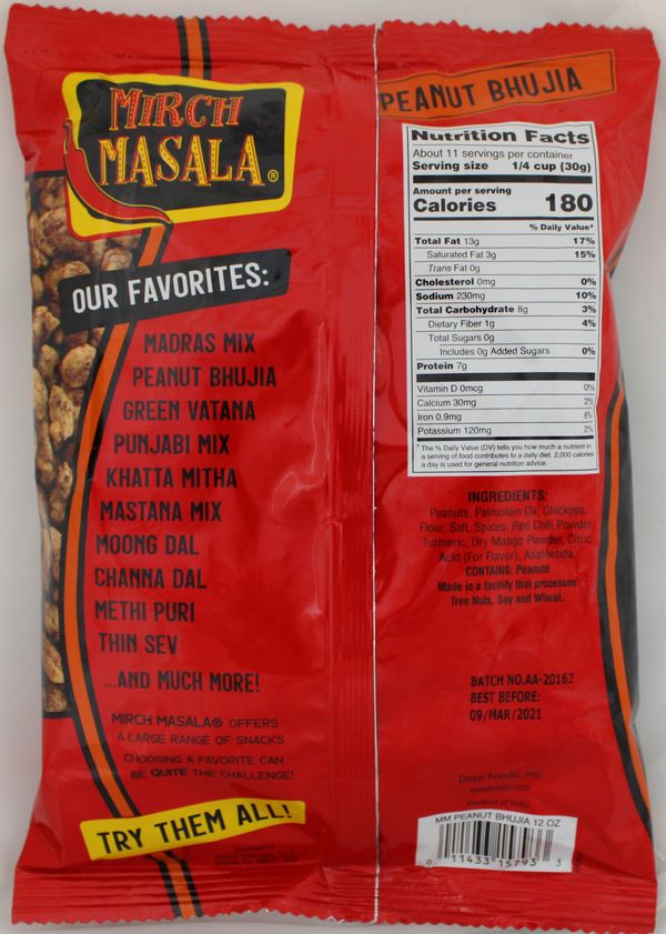 Peanut Bhujia 12oz