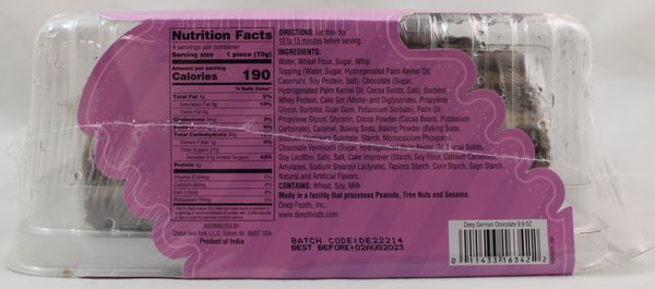 German Chocolate Eggless Cake (9.9oz)