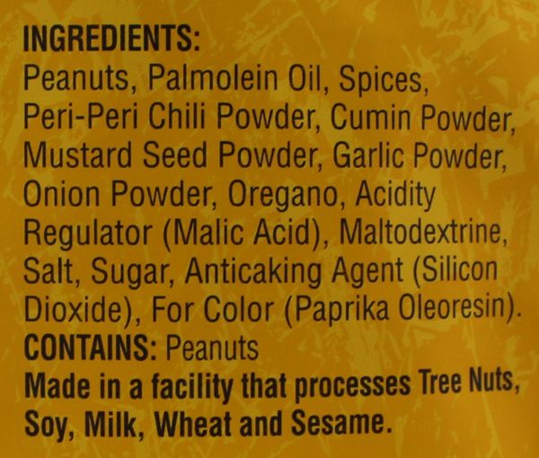 MN Peri Peri Peanuts 8Oz