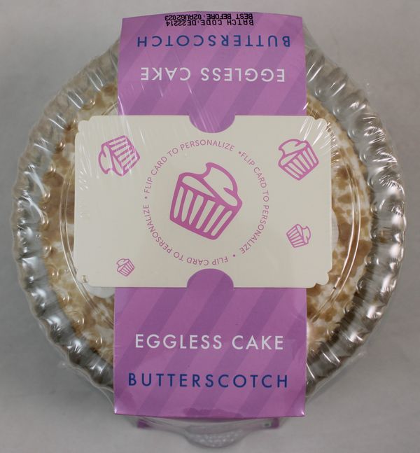 Butterscotch Eggless Cake (15.9oz)