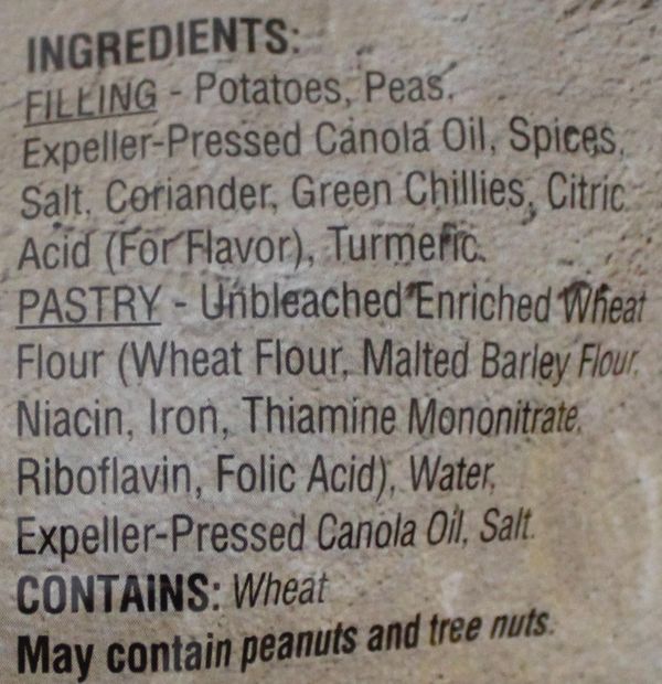 36 Samosa Potato & Peas 34.3 oz