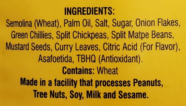 Instant Onion Upma 3.5 Oz