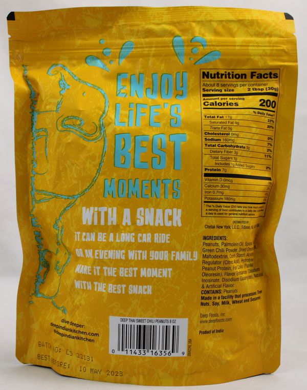 MN Thai Sweet Chili Peanuts 8Oz