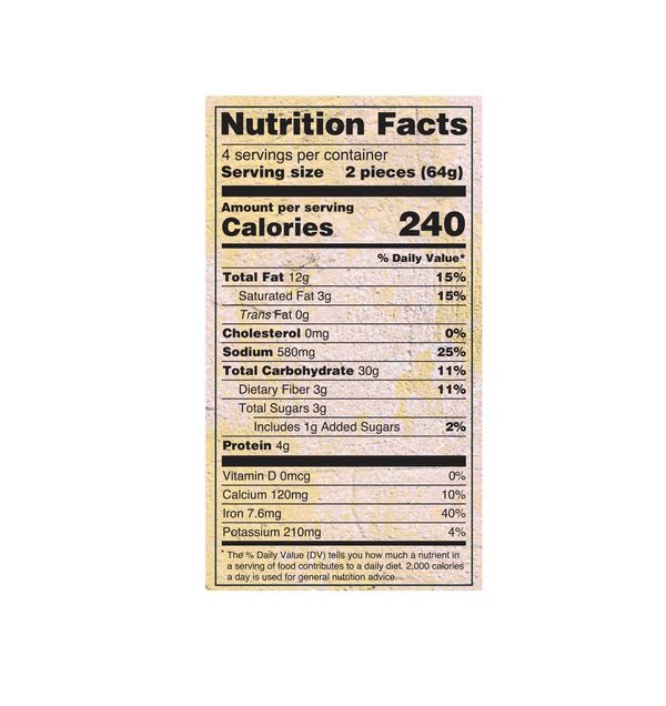 Methi Thepla 8Pcs. 9 oz