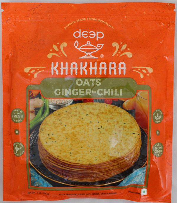 Oats Ginger - Chili Khakhara 7 Oz