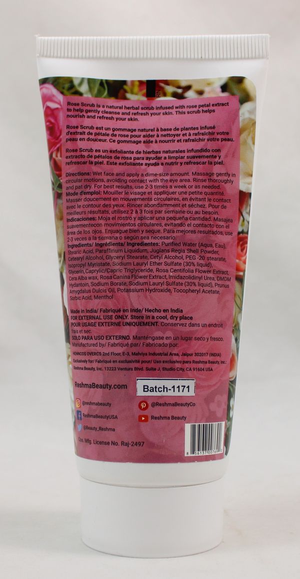 Rose Scrub 5.070z