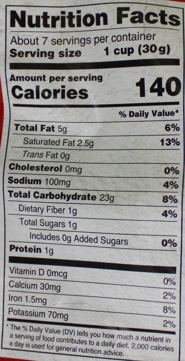 Tapioca Chips (7oz)