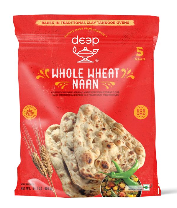 Clay Oven Whole Wheat Naan5p-14.1oz