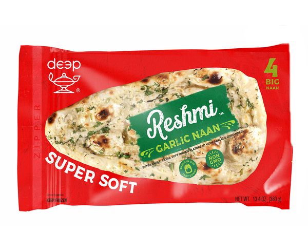 Reshmi Garlic Naan(4P) 13.4 Oz