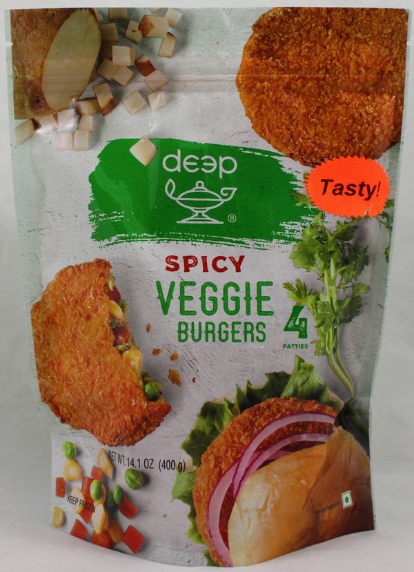 Spicy Veggie Burgers 14.1 Oz