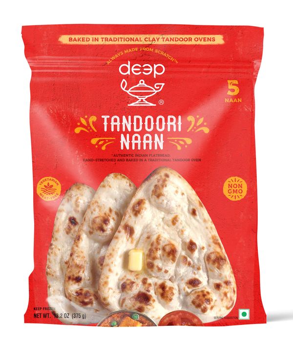 Clay Oven Tandoori Naan 5p-13.2 oz.