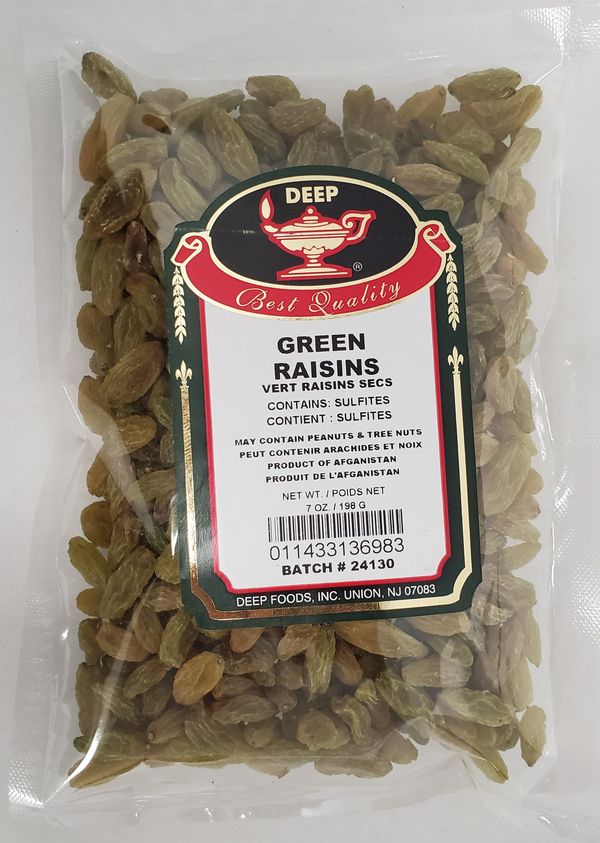 Green Raisins 7 oz