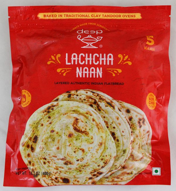 Lachcha Naan 5Pc (14.1Oz)