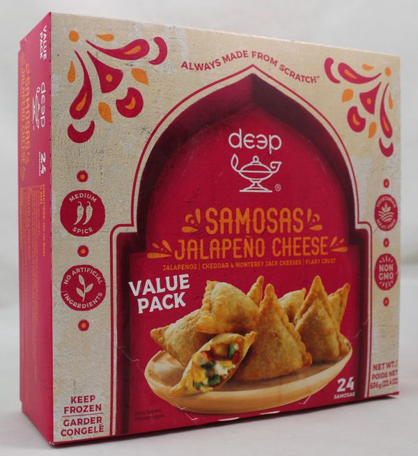 Jalapeno Cheese Samosas (24 pieces)