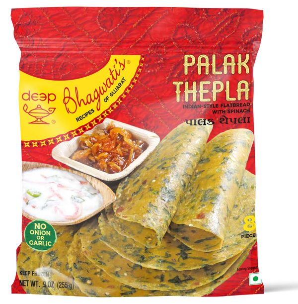 Palak Thepla 8Pcs. 9oz