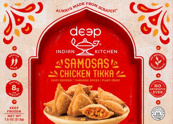 Chicken Tikka Samosas (8 pieces) (7.5oz)