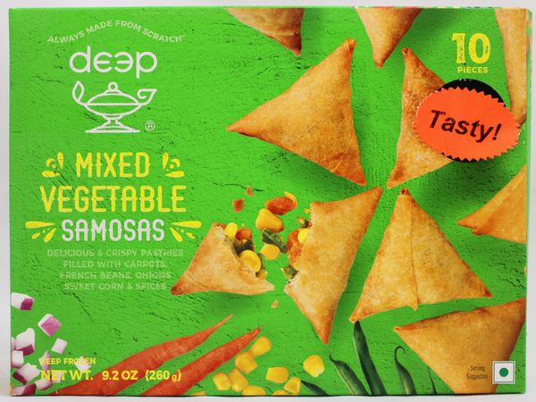 Mixed Vegetable Samosa 10p-9.2oz
