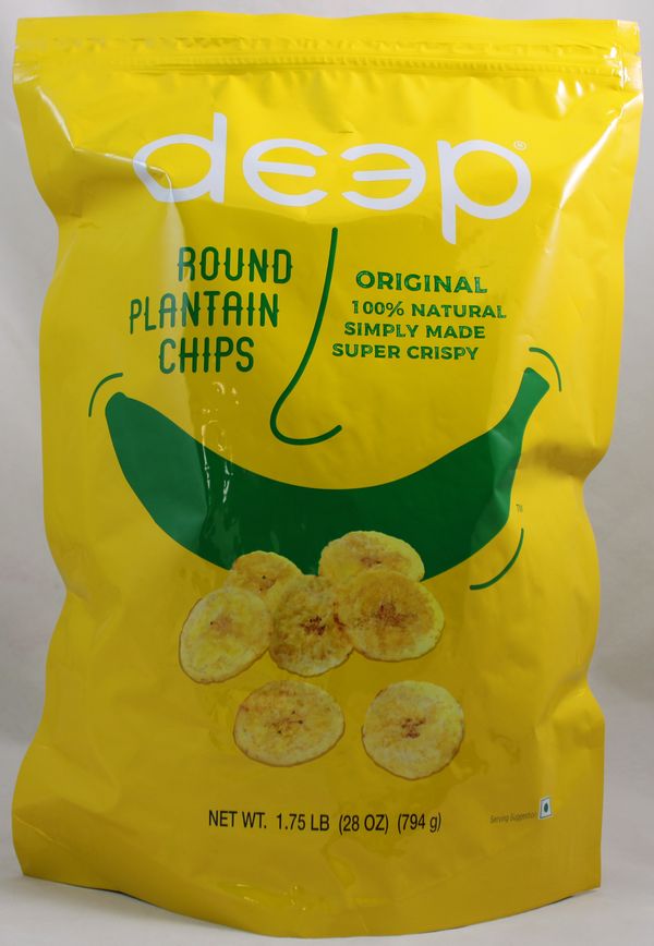 Round Plantain Chips-Original 28Oz