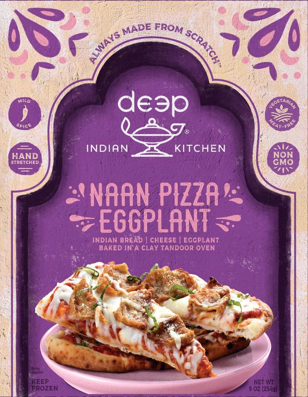 Eggplant Naan Pizza 9 oz.